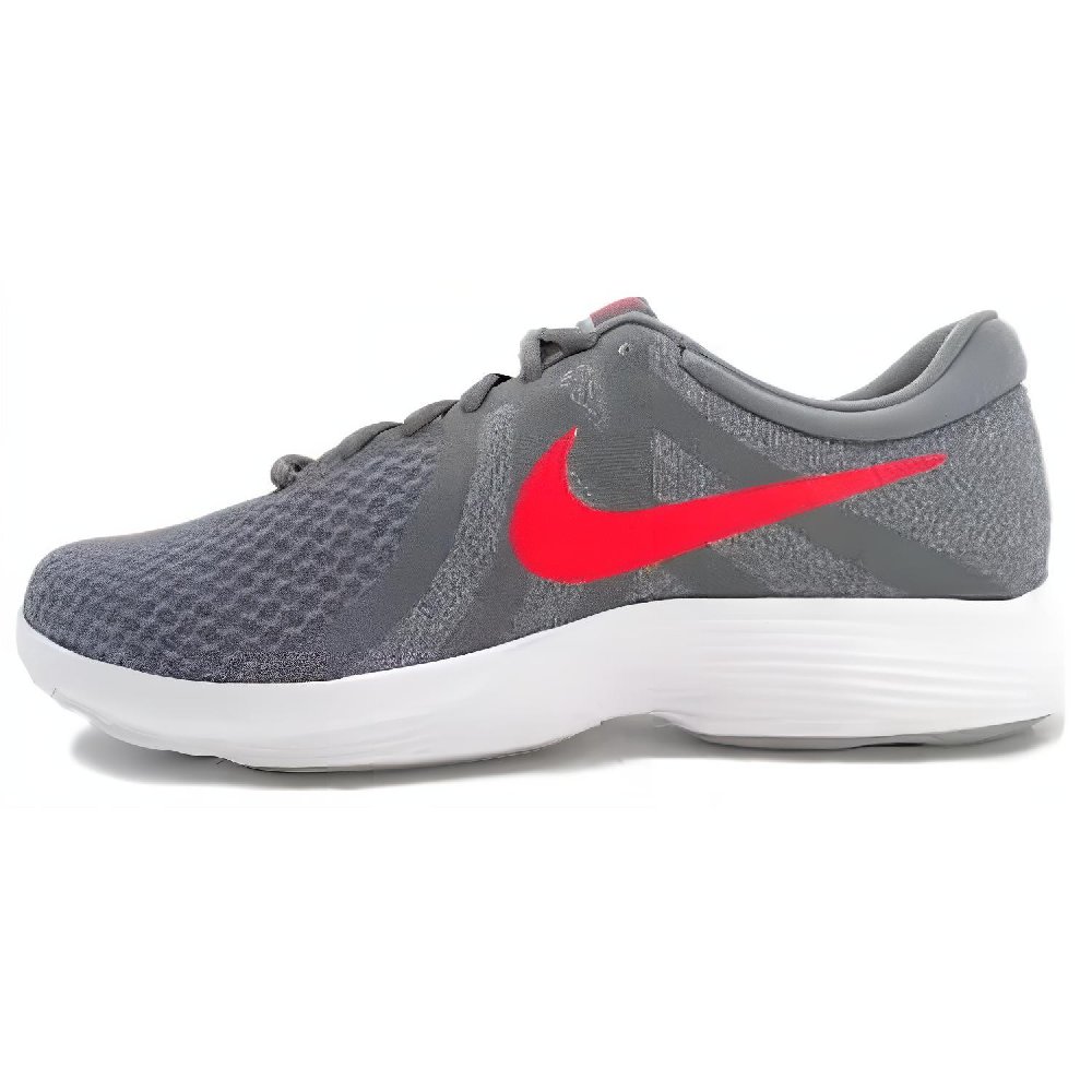 Nike Revolution 4 'Cool Grey Habanero Red'