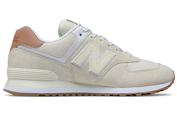New Balance 574 Ecru Tint White Mahogany купить в интернет-магазине Yoocart с быстрой доставкой по России.