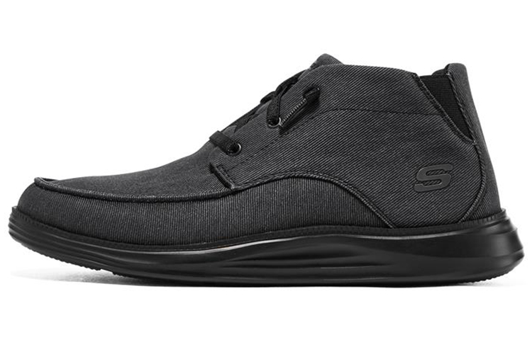 Skechers Mid Top Casual Shoes Men's Black