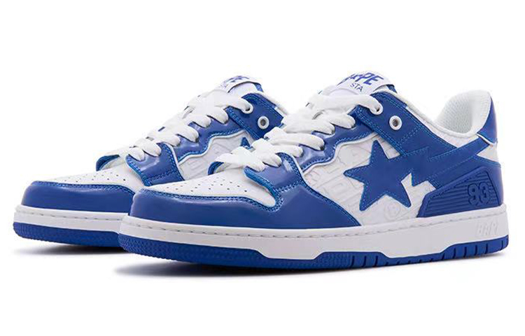 BAPE A BATHING APE Bape SK8 Sta Red White Patent купить в интернет-магазине Yoocart с быстрой доставкой по России.