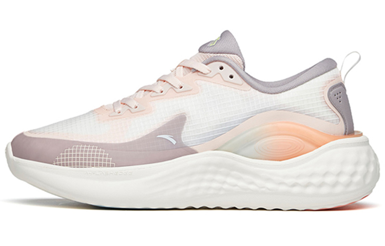 Anta Low-Top Running Shoes Women's White Pink Gray