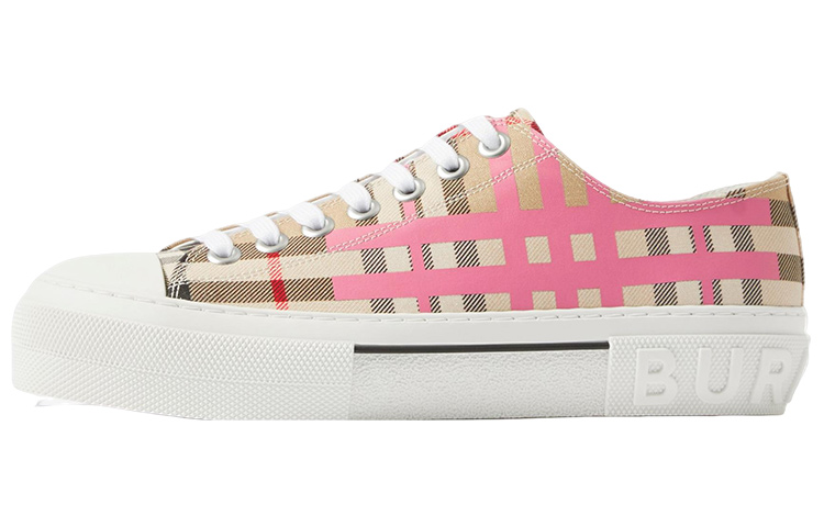 Burberry Low-Top Skateboard Shoes Women's Pink