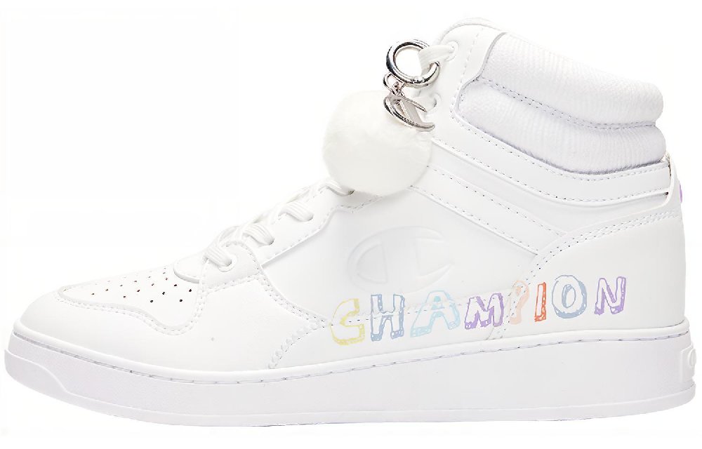 Champion Essentials Collection 1919 Trainer High 2.0 High-Top Skateboard Shoes Women's White