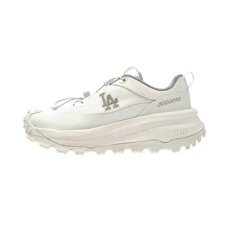 MLB Los Angeles Dodgers Height Increasing Low top Chunky Sneakers Unisex White