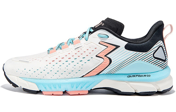 361° QU!KFOAM Low Top Running Shoes Men's White Blue