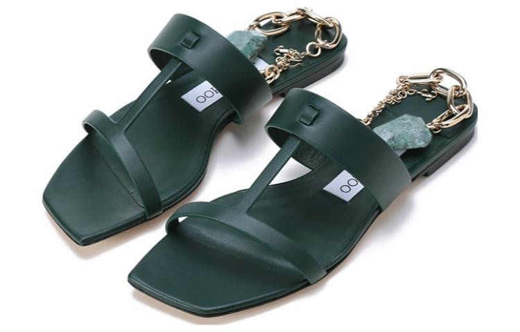 Jimmy Choo One Strap Sandals Women's Dark Green купить в интернет-магазине Yoocart с быстрой доставкой по России.