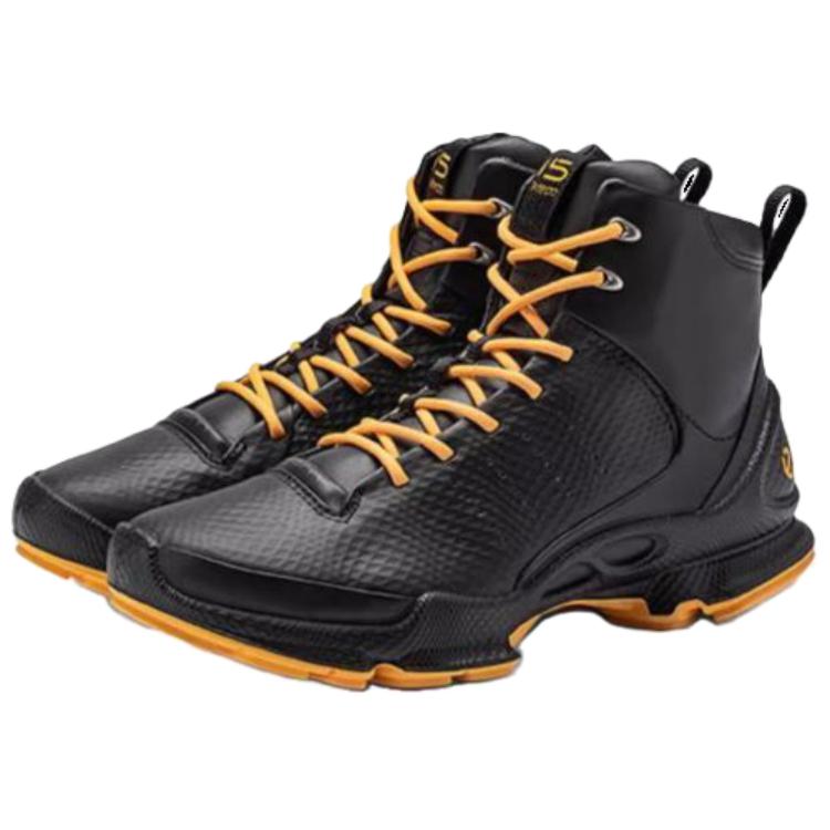 Ecco Biom C High-Top Casual Shoes Women's Black Yellow купить в интернет-магазине Yoocart с быстрой доставкой по России.