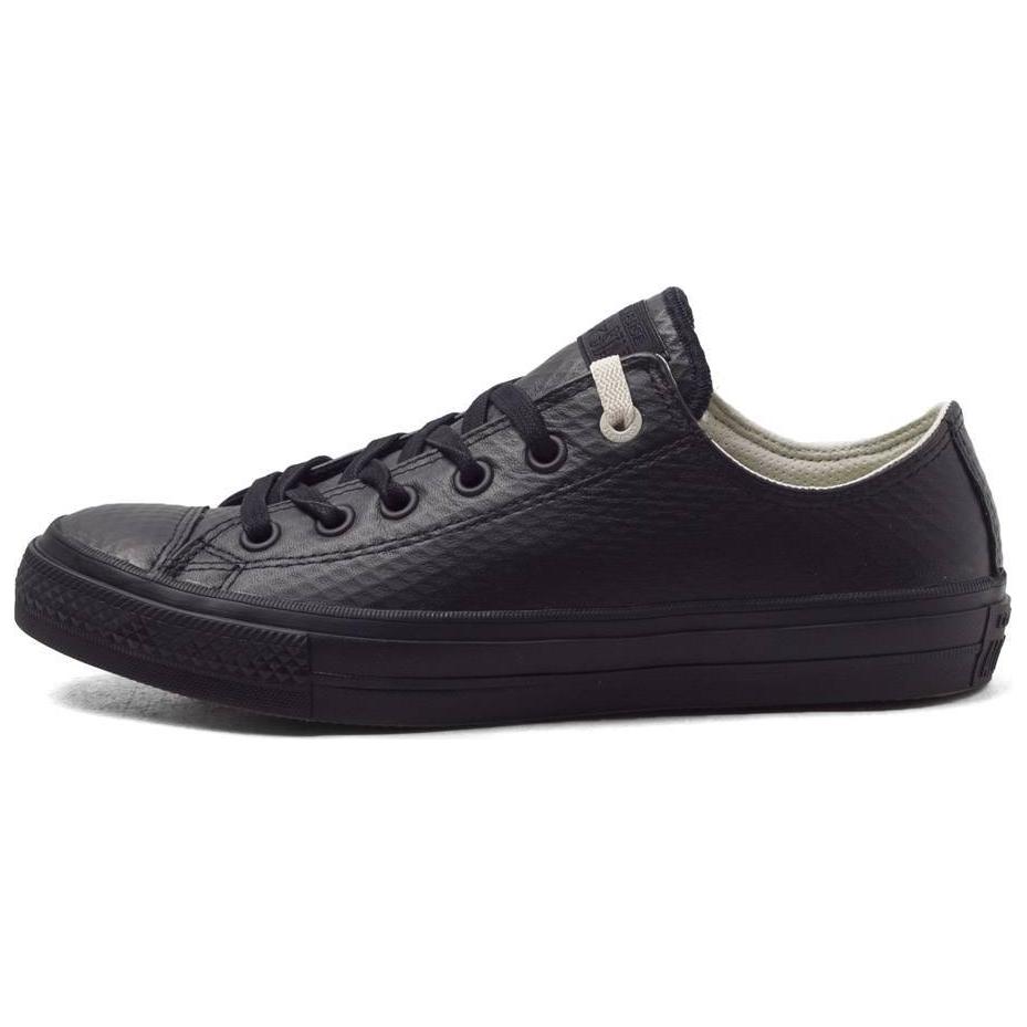 Converse CHUCK TAYLOR Anti Slip Wear Resistant Low Top Skateboard Shoes Unisex Black