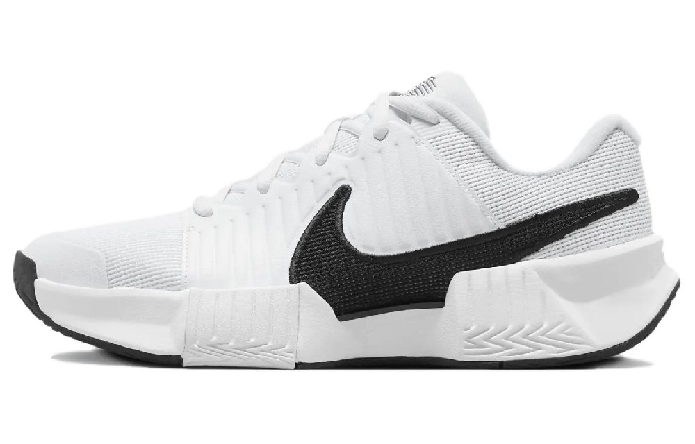 Nike GP Challenge Pro Abrasion Resistant Low Top Tennis Shoes Women's White Black