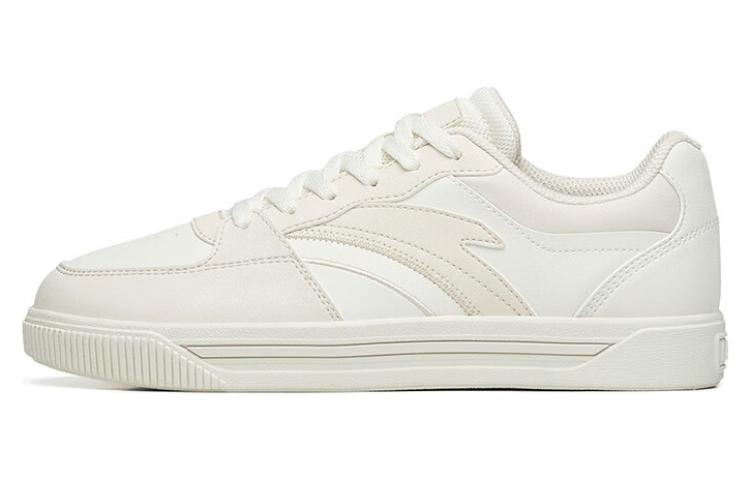 Anta Life Collection Wear-Resistant Low-Top Skateboard Shoes Women's White Gray