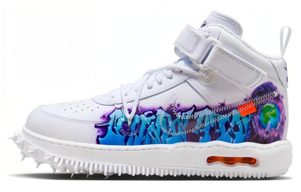 Nike X Off White Air Force 1 Mid 'Graffiti'