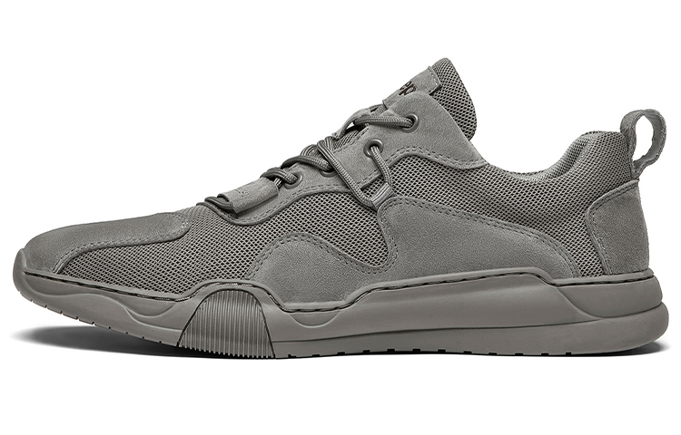 Jeep Breathable Low-Top Skateboard Shoes Men's Gray
