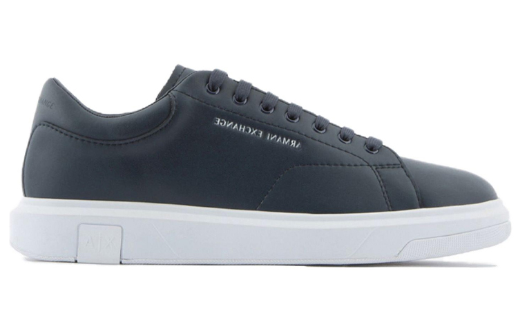 ARMANI EXCHANGEAE Low top Stylish Skateboarding Shoes Men's Marine Blue