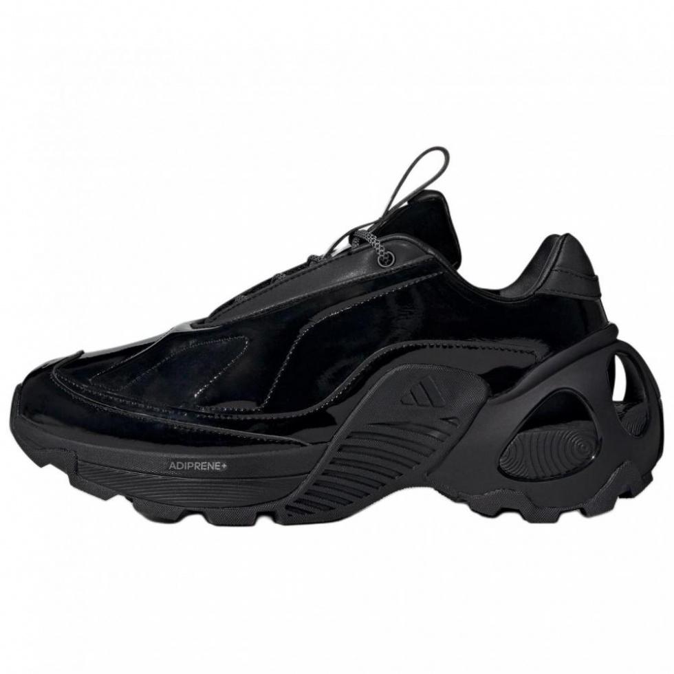 Adidas Wonder Runner Cushioned Slip-Resistant Low-Top Running Shoes Unisex Black