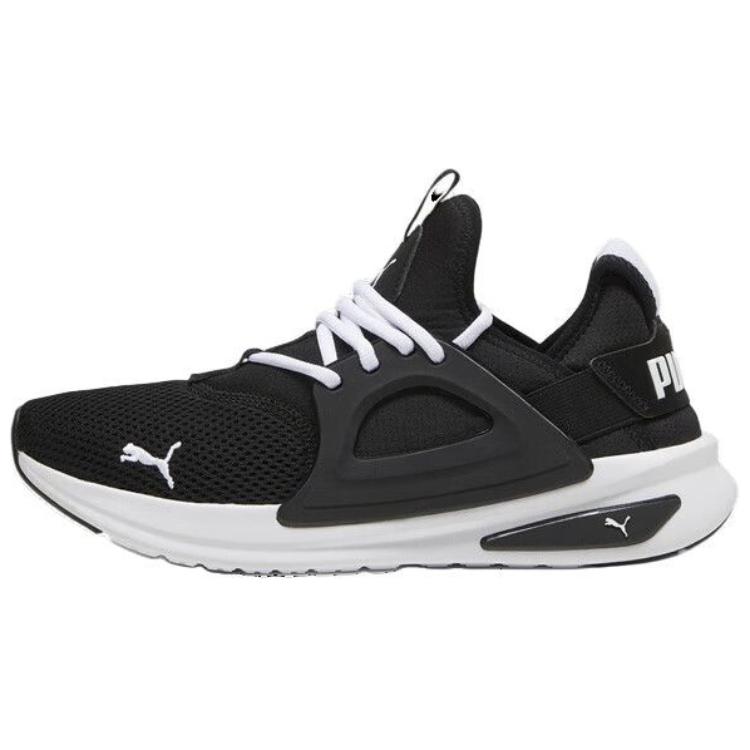 PUMA Softride Low Top Casual City Commute Running Shoes Unisex Black White