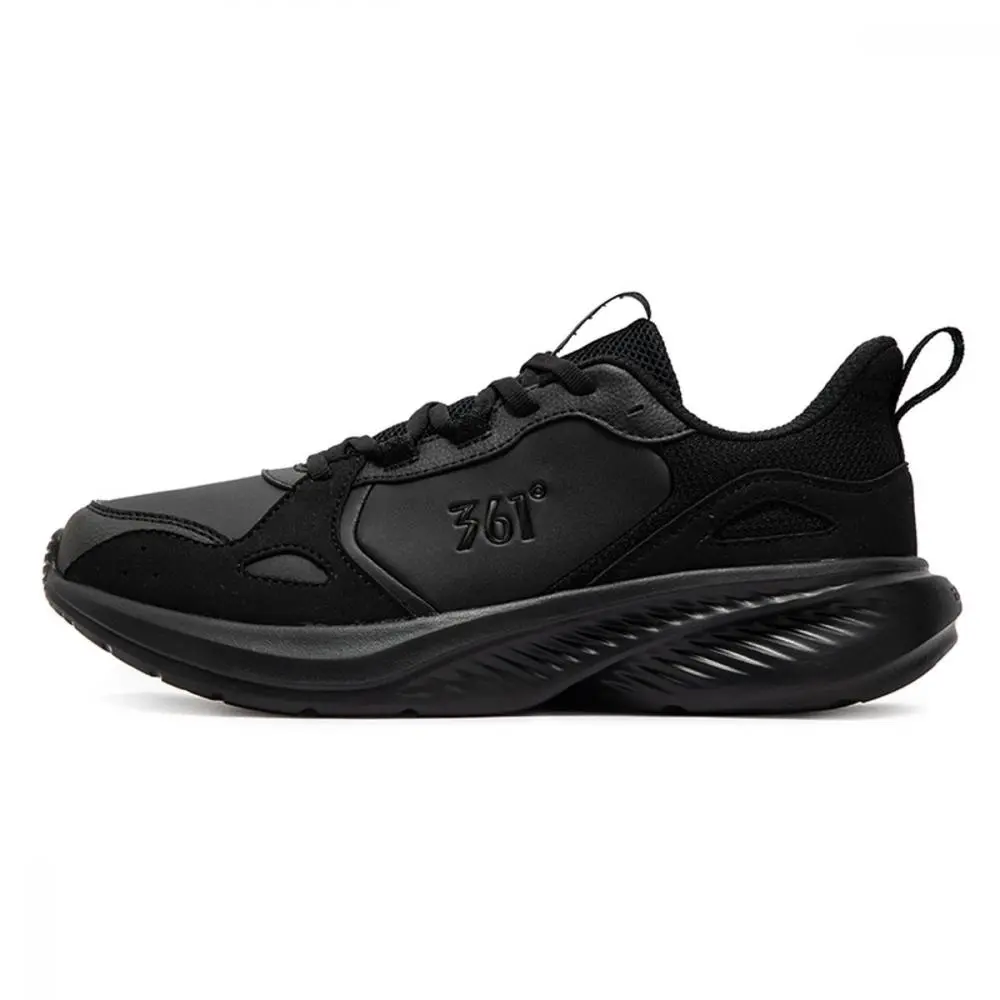 361° Cushioning Wear-Resistant Low-Top Casual Running Shoes Men's Black