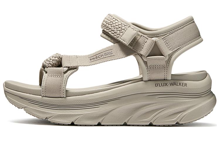 Skechers Beach Sandals Flat Women's Taupe