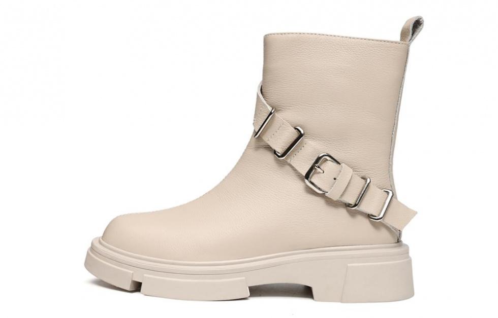 EBLAN Ankle Boots Women's Ecru