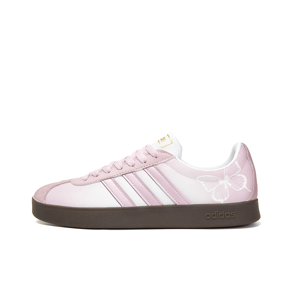 Adidas Neo VL Court 2.0 Anti-Slip Wear-Resistant Low-Top Skateboard Shoes Unisex Pink