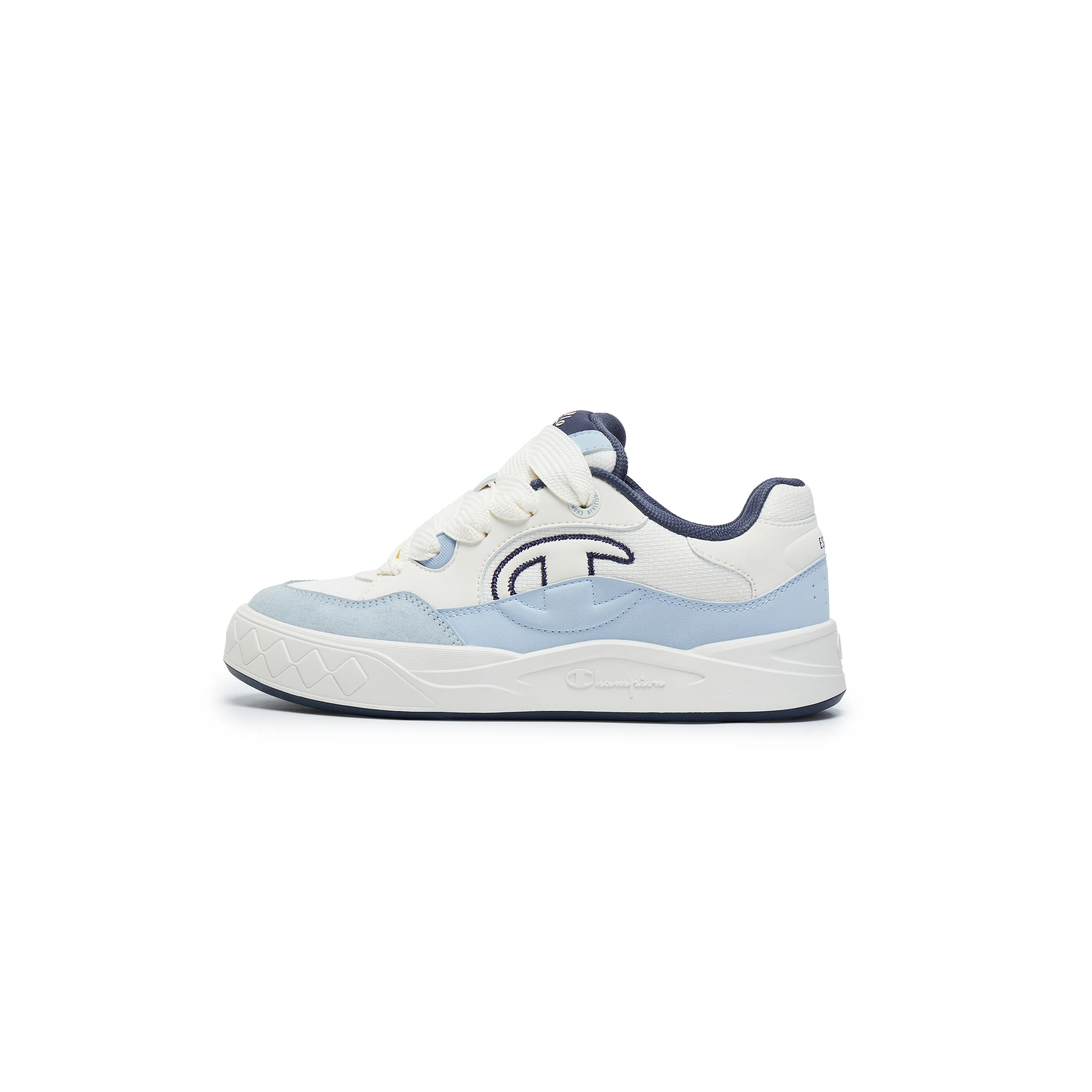 Champion Atomic 1 EC Balance Low top Skateboard Shoes Unisex Milk White/Peak Blue