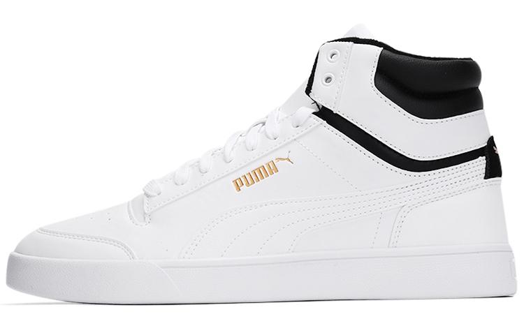 PUMA Shuffle Mid Wtr 'White Black Team Gold'