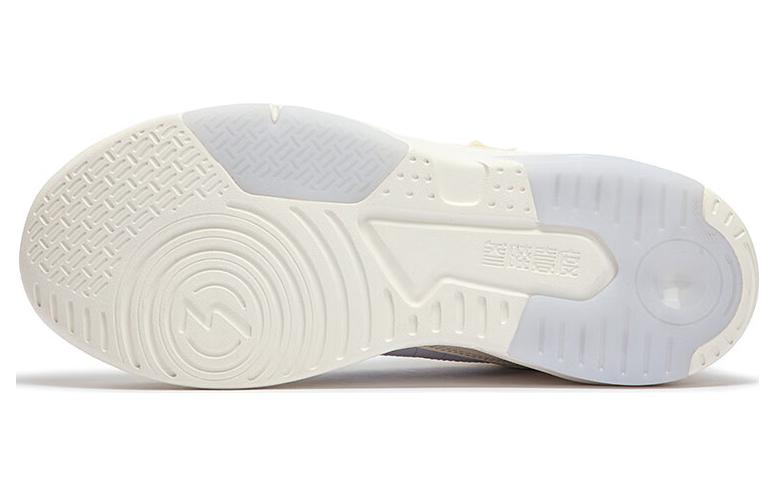 361° Anti Slip Wear Resistant High Top Skateboard Shoes Women's Beige