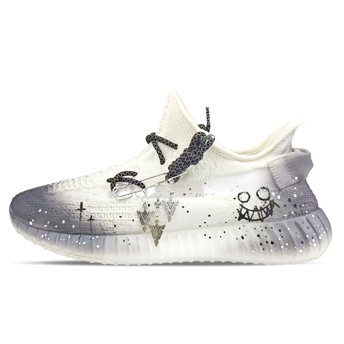 Adidas Originals Yeezy Boost 350 V2 Abrasion Resistant Low Top Casual Shoes Unisex White купить в интернет-магазине Yoocart с быстрой доставкой по России.