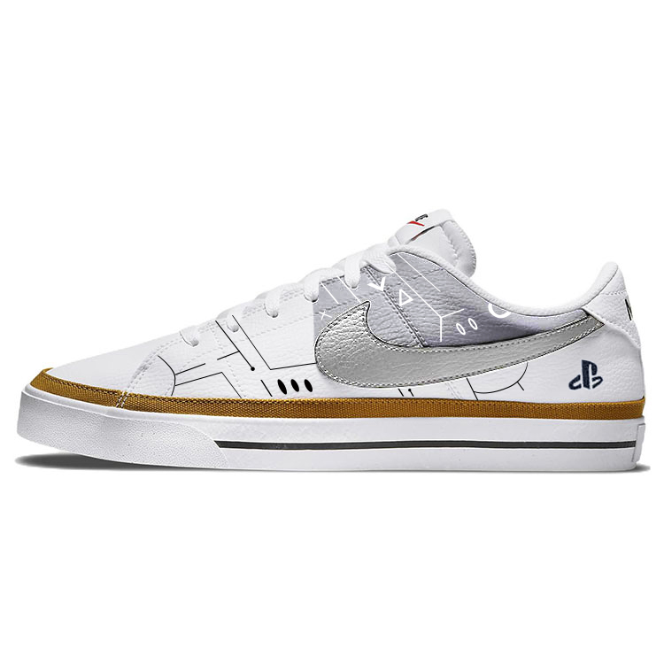 Nike Court Legacy Skateboard Shoes Men's Low Top Black/White