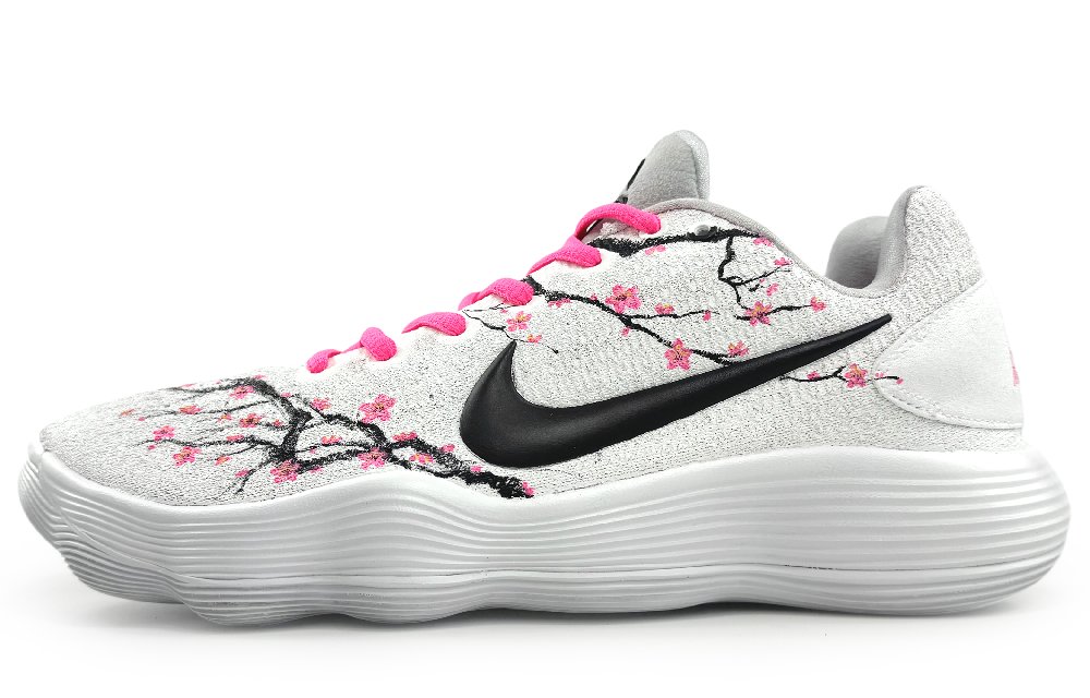 Nike Hyperdunk 2017 Basketball Shoes Men Low-Top Black Pink/White