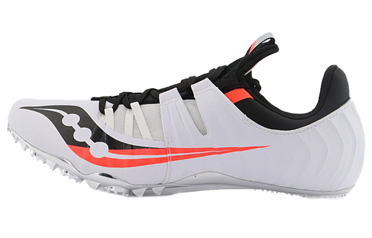 Saucony Slip-Resistant Support Lightweight Low-Top Running Shoes Men's White Black