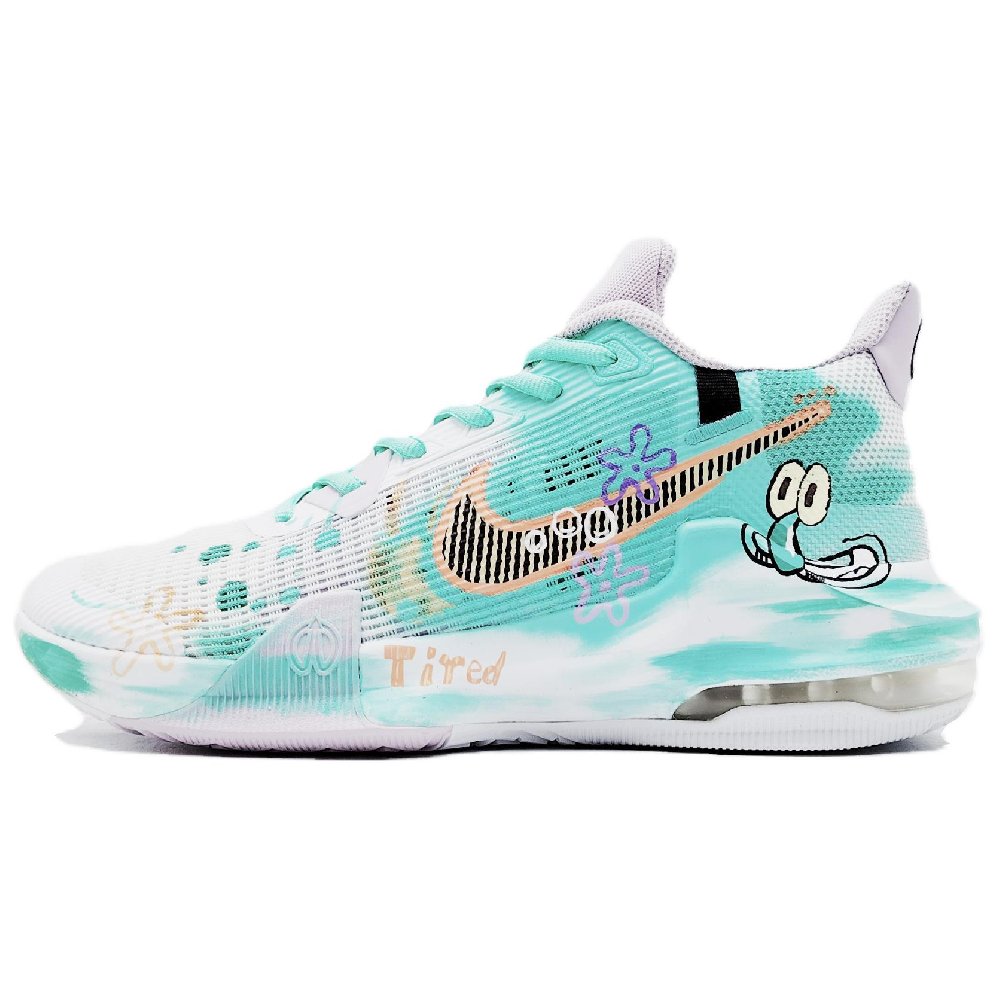 Nike Air Max Impact Cushioned Slip-Resistant Abrasion-Resistant Low-Top Basketball Shoes Unisex Light Green