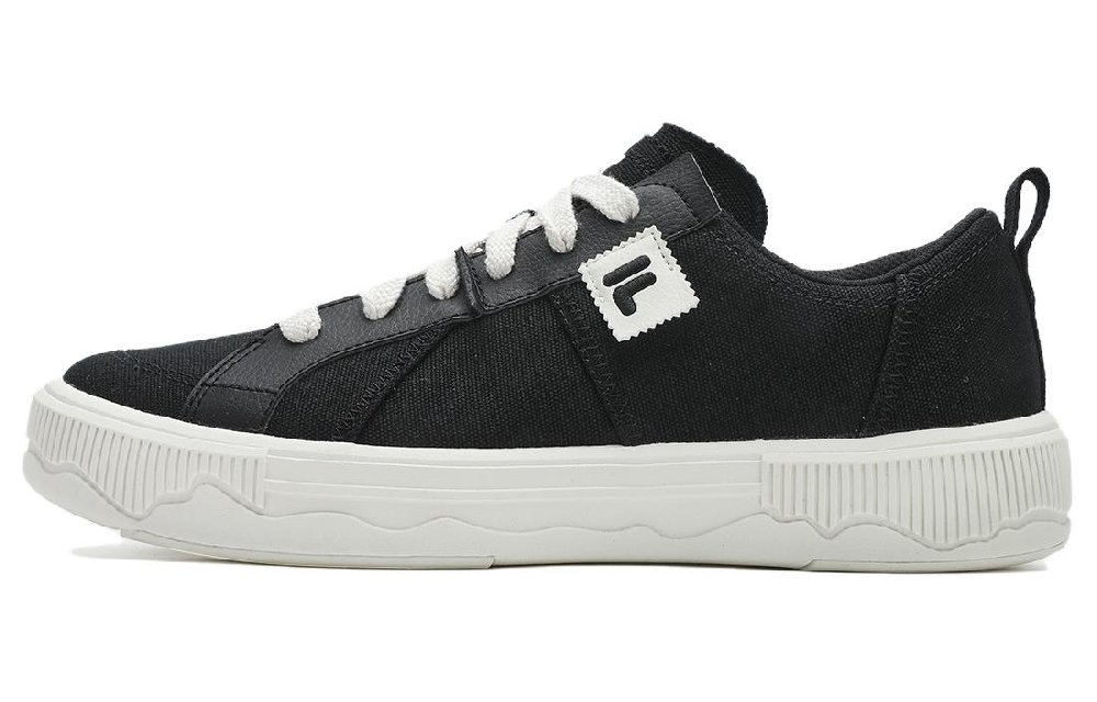 FILA FUSION POP 3 Abrasion Resistant Low Top Skateboard Shoes Men's Black