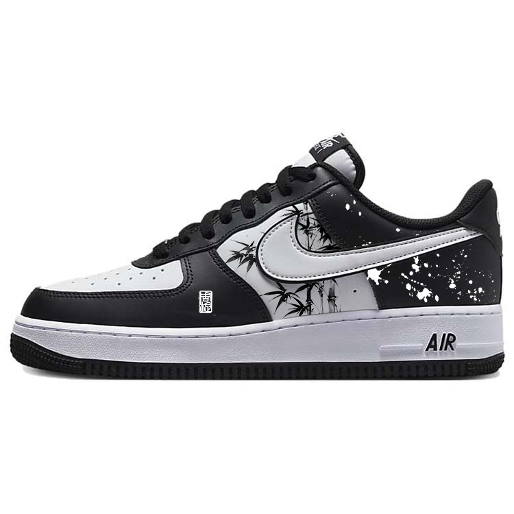 Nike Air Force 1 Skateboard Shoes Unisex Low-Top Black/White