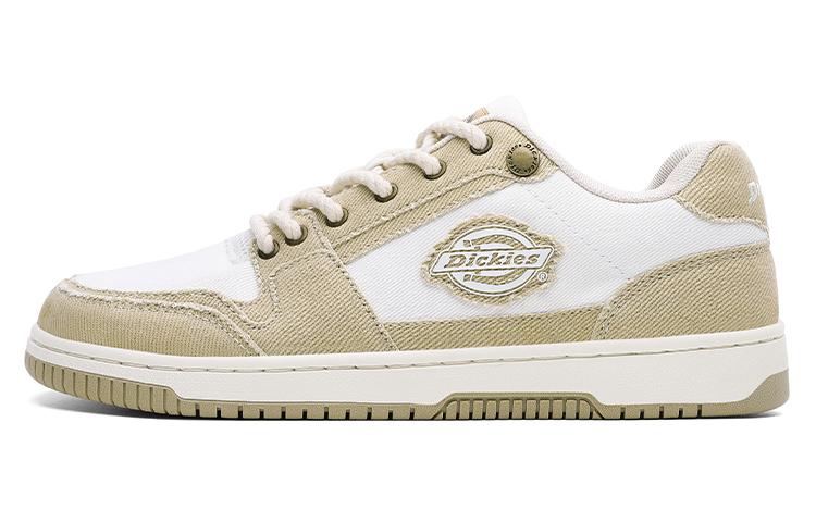 Dickies Low-Top Skateboard Shoes Men's White Umber