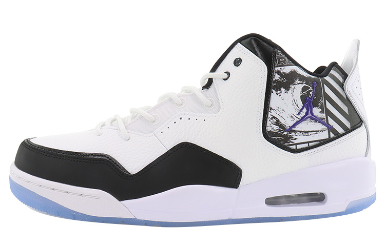 Jordan Courtside 23 Mid-Top Vintage Basketball Shoes Men's Black White