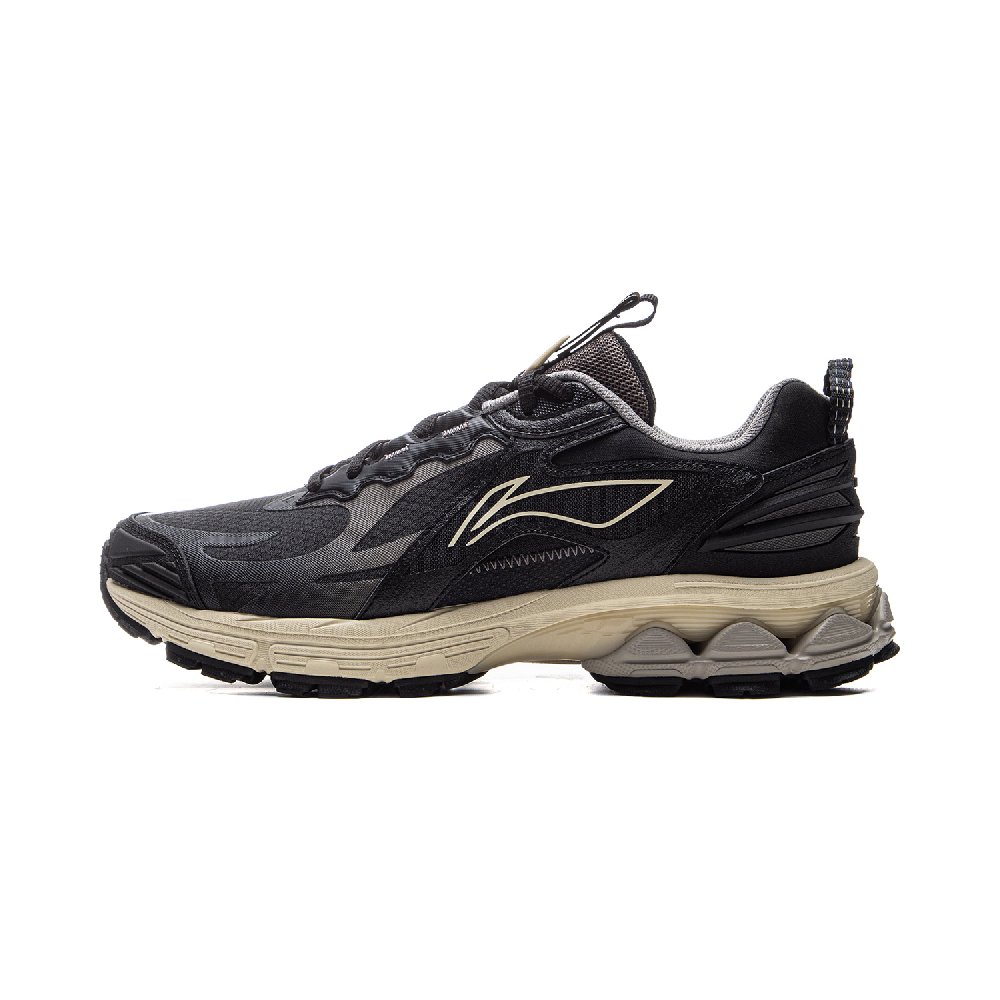 LiNing Fuyao 2.0 Trail Anti Slip Wear Resistant Low Top Casual Running Shoes Men's Black