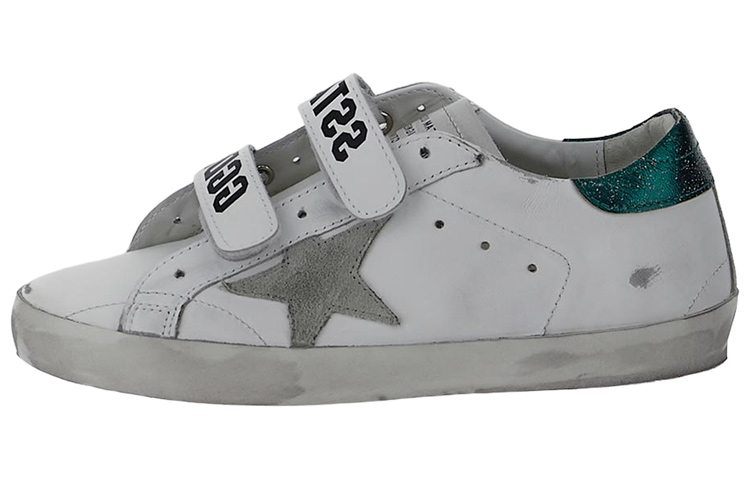 Golden Goose Stylish Skateboarding Shoes Women's White Distressed