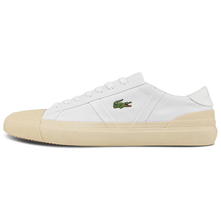 LACOSTE Low Top Skateboard Shoes Men's White