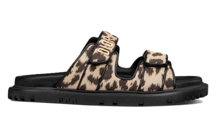 DIOR DiorAct Slide Slippers Women's Beige