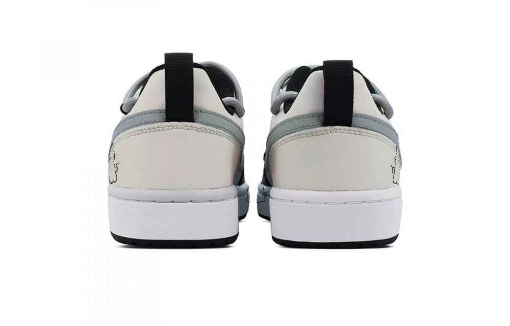Nike Court Borough Puppy Fragment Anti Slip Wear Resistant Low Top Skateboard Shoes GS Haze Gray купить в интернет-магазине Yoocart с быстрой доставкой по России.