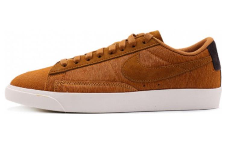 Nike Blazer Slip Resistant Low Top Skateboard Shoes Women's Orange