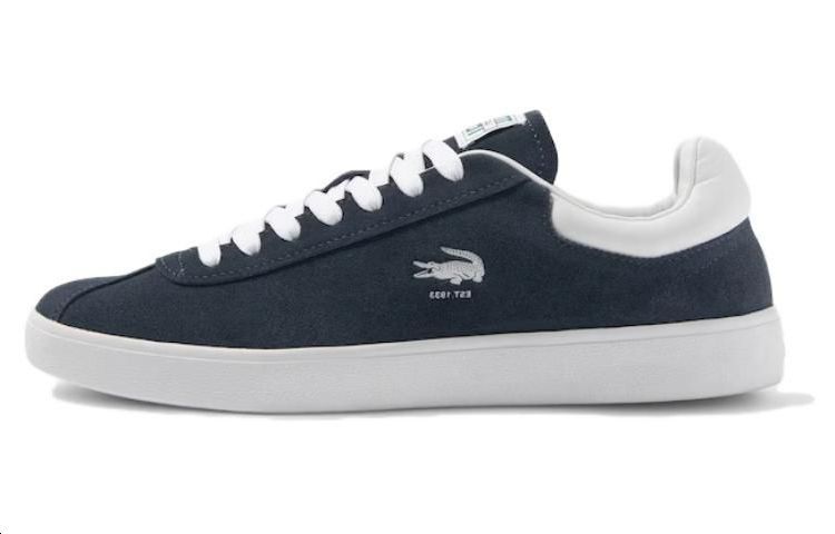 LACOSTE Skateboard Shoes Men Low-Top Blue