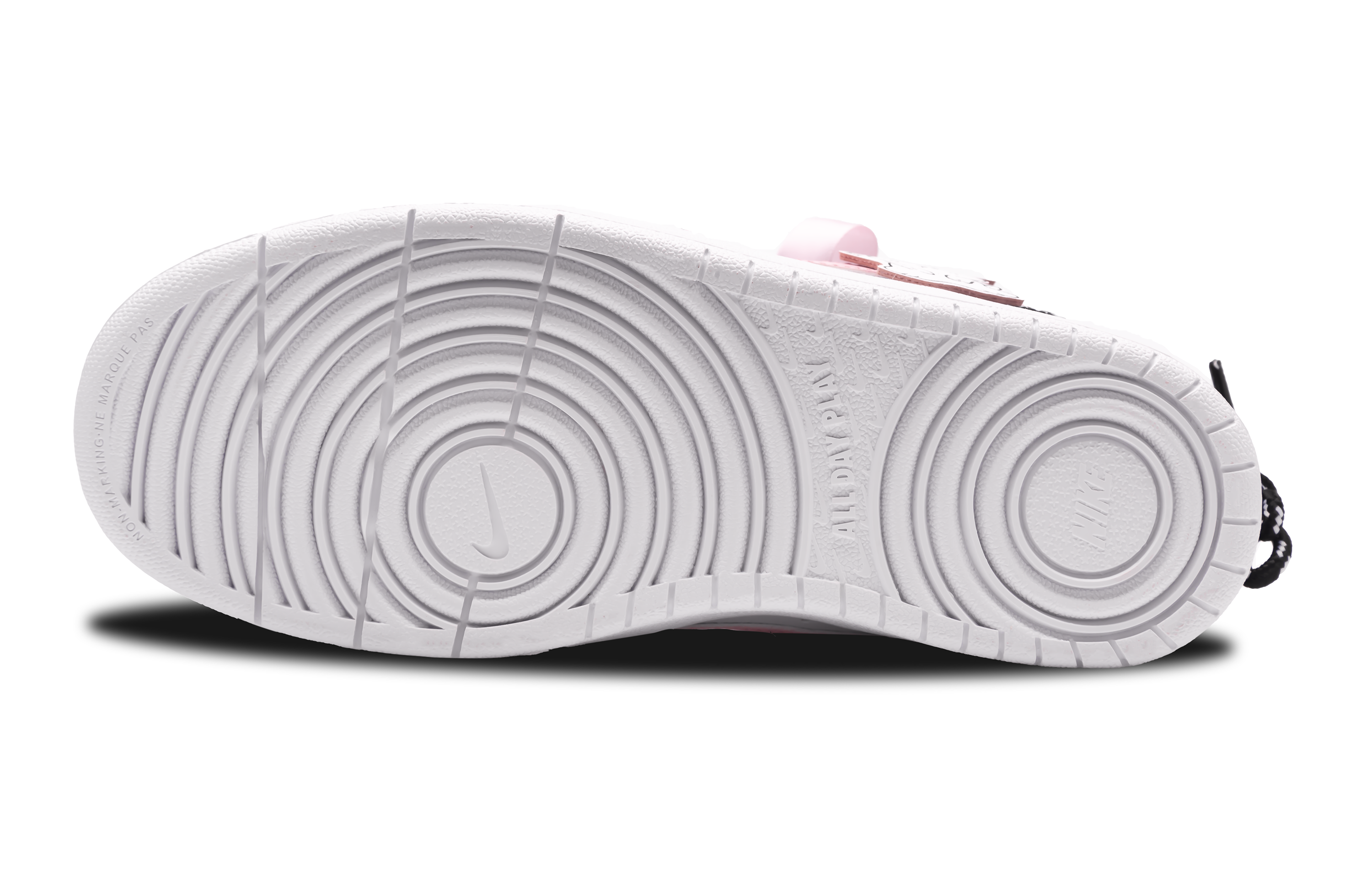 Nike Court Borough Anti Slip Wear Resistant Low Top Skateboard Shoes GS Black Pink купить в интернет-магазине Yoocart с быстрой доставкой по России.