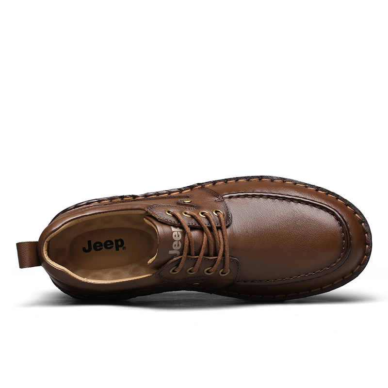 Jeep Dress Shoes Men's Low top Black/Brown купить в интернет-магазине Yoocart с быстрой доставкой по России.