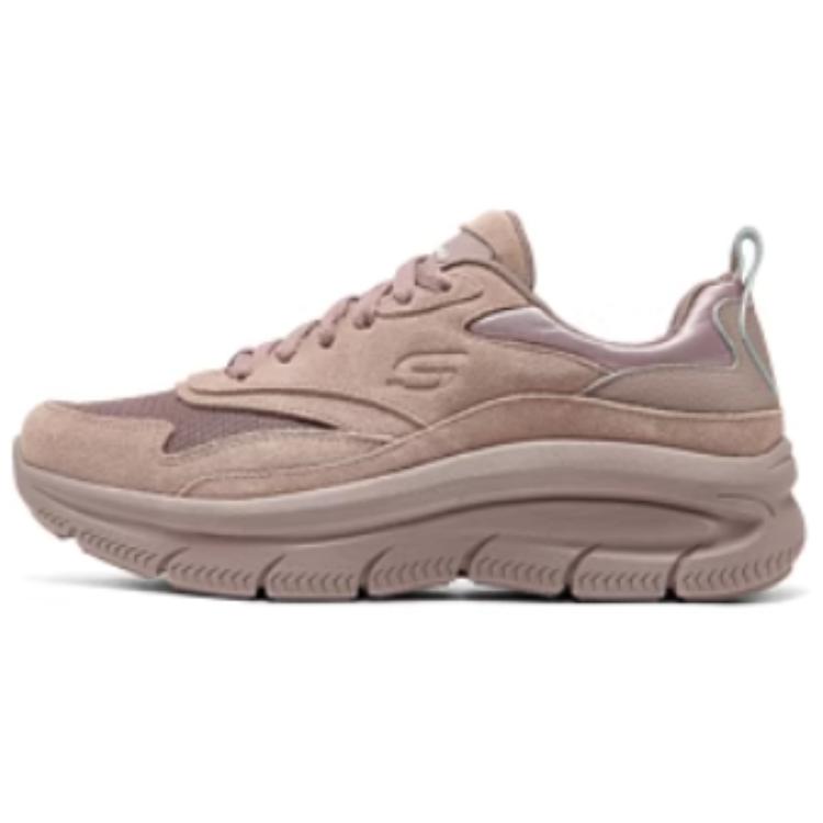Skechers DLITES Wear resistant And Lightweight Low Top Casual Shoes Women's Pink