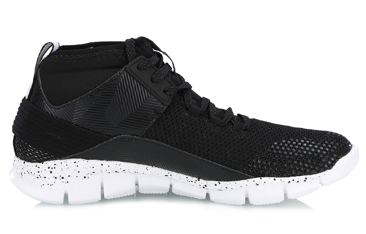 LiNing Mid-Top Basketball Shoes Unisex Black White купить в интернет-магазине Yoocart с быстрой доставкой по России.