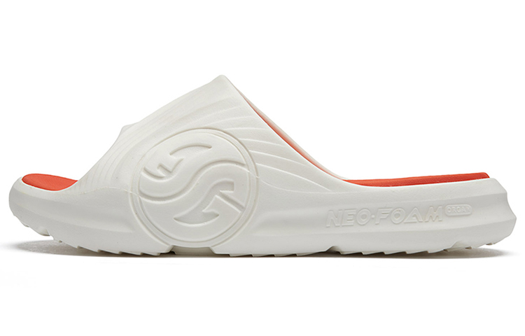 361° Quiet Slide Slippers Men's White Red