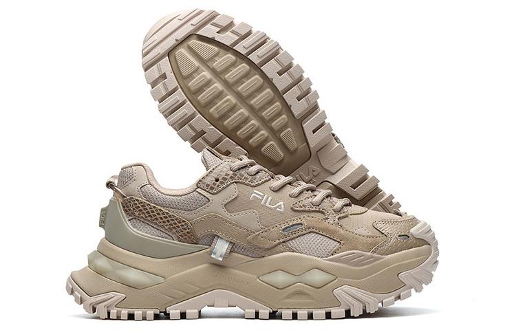 FILA FUSION Bianco Sneakers 'Brown' Women's