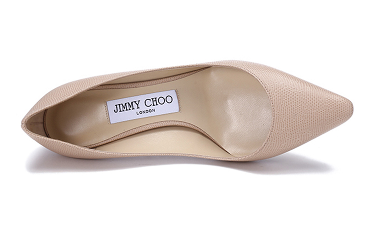 Jimmy Choo SS22 Slim Heel High Heels 6cm Women's Nude