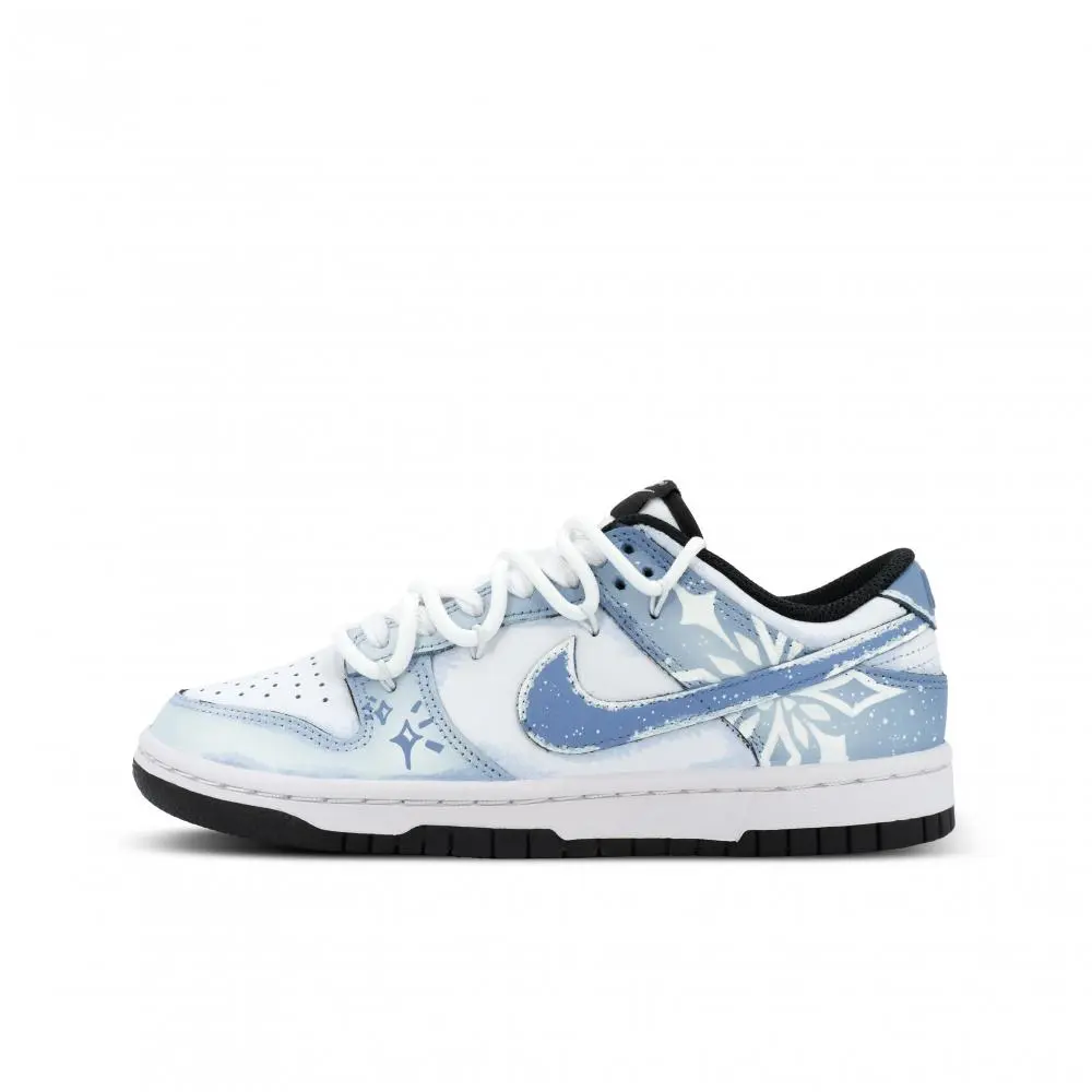 Nike Dunk Gorilla Jester XJDD Ice Crystal World Low top Skateboard Shoes Unisex White Blue